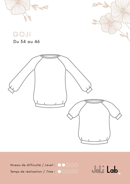 Sweat Goji - Patron Couture PDF