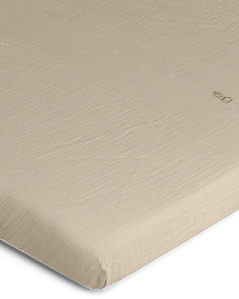 Muslin Fitted Sheet Single