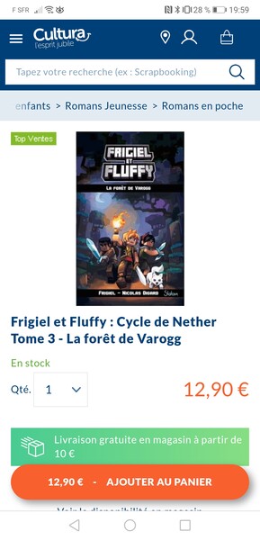 Frigiel et fluffy-- cycle du nether - tome 3