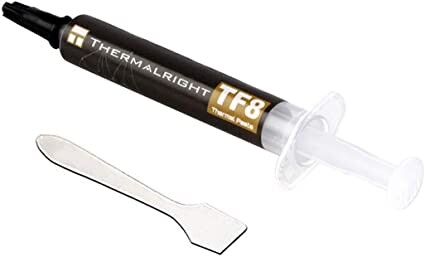 Pâte thermique Thermalright TF8 13,8 W/mK, haute performance à base de carbone, pâte de dissipateur thermique, CPU pour tous les refroidisseurs, 2 g: Amazon.fr: Informatique