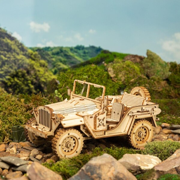 La Jeep 4x4 - La Maquette en Bois®