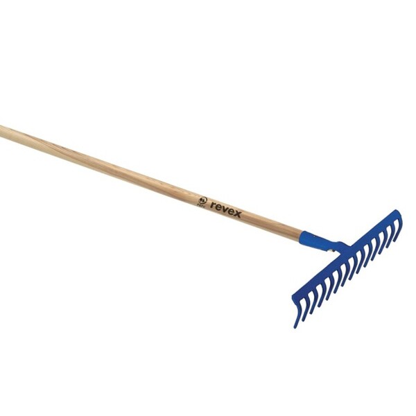 Râteau douille forgée 14 dents courbes REVEX + manche