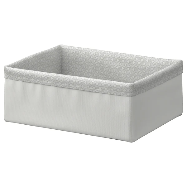 BAXNA Organiseur - gris/blanc 20x26x10 cm