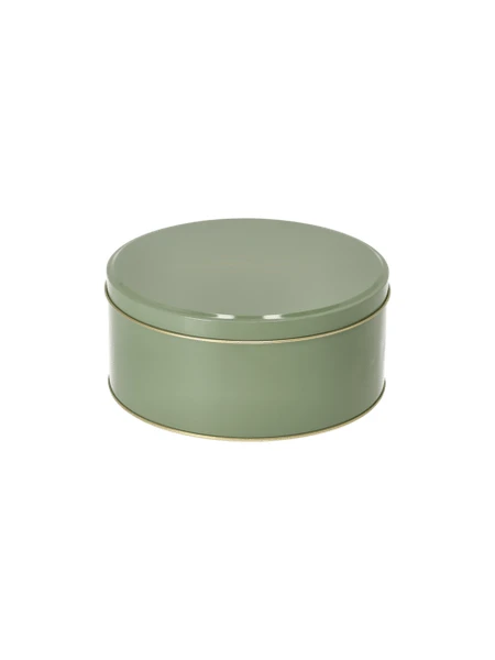 Boîte à biscuits | Étain. 19,6 x 9 cm. | Moss Green