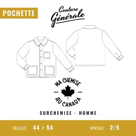 Patron Couture Générale surchemise – Ma chemise au Canada