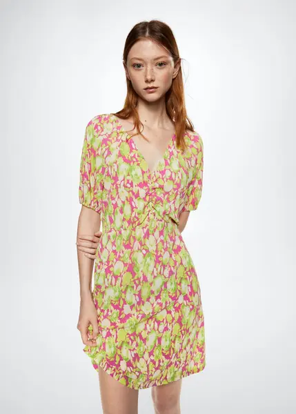 Robe à fleurs -  Femme | MANGO OUTLET France