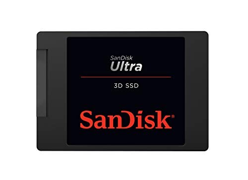 Disque SSD SanDisk Ultra 3D  1To offrant jusqu'à 560 Mo/s en vitesse de lecture / jusqu'à 530 Mo/s en vitesse d'écriture