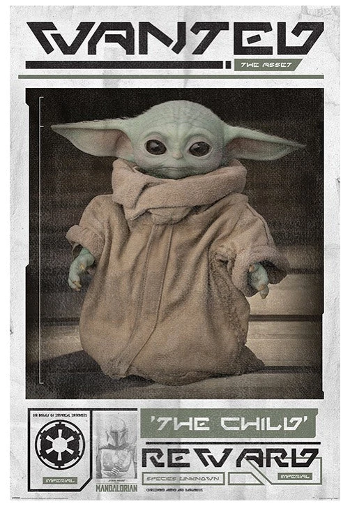 The Mandalorian - Wanted The Child Maxi - Poster