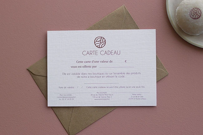 Carte cadeau mochis e-boutique - La Maison du Mochi