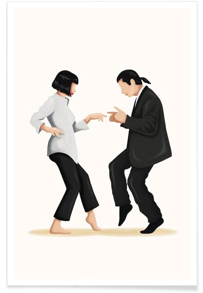 Pulp Fiction - Danse affiche