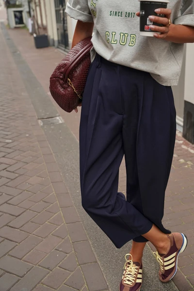 Pantalon Doris marine