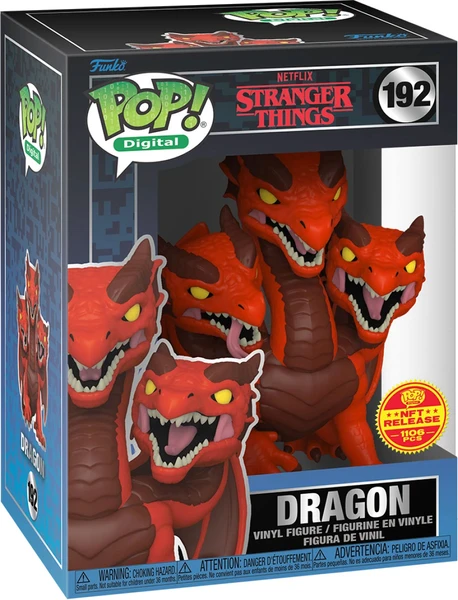 Figurine Pop Stranger Things #192 pas cher : Dragon - Digital Pop