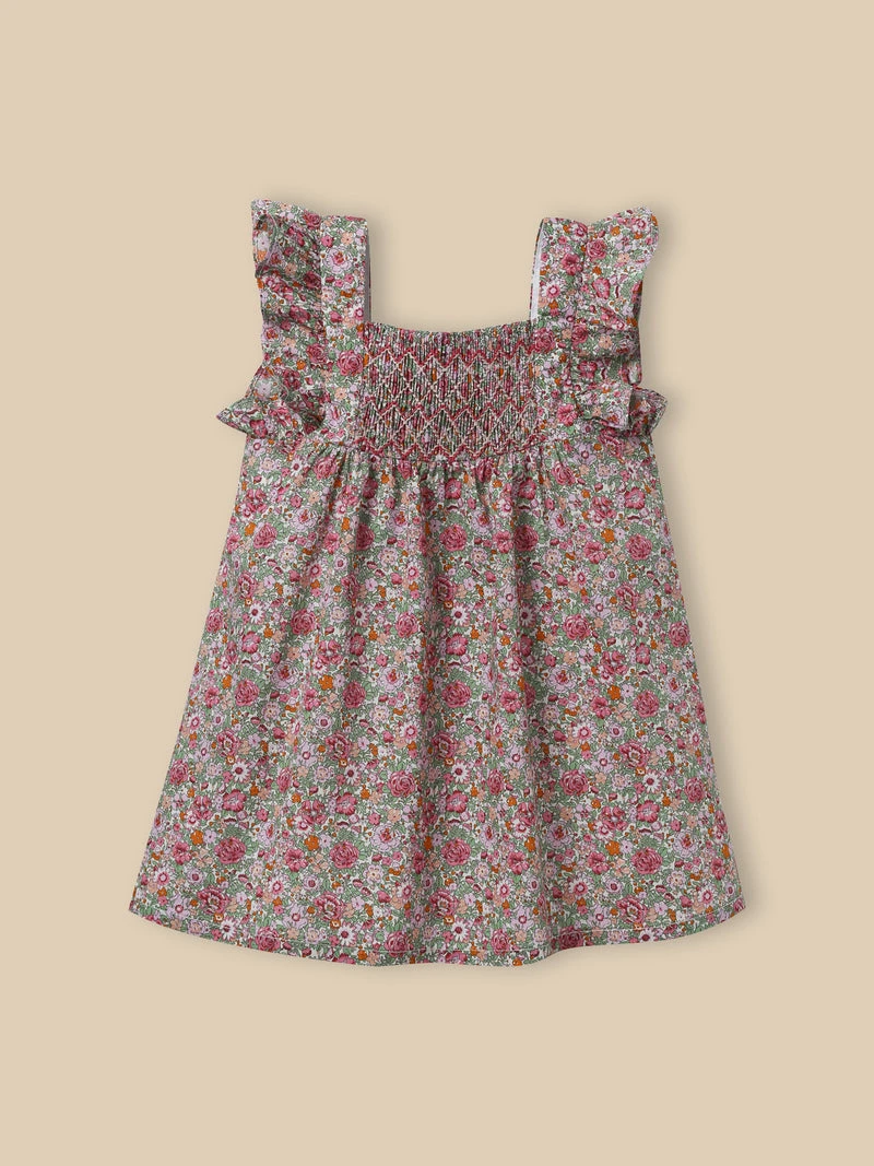 Robe Scarlette en tissu Liberty - Collection Fêtes et Mariages