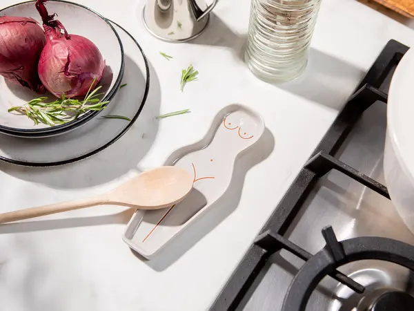 Body Spoon Rest Brown | DOIY Design