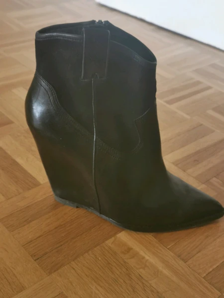 Chaussures noires talons compensées ASH