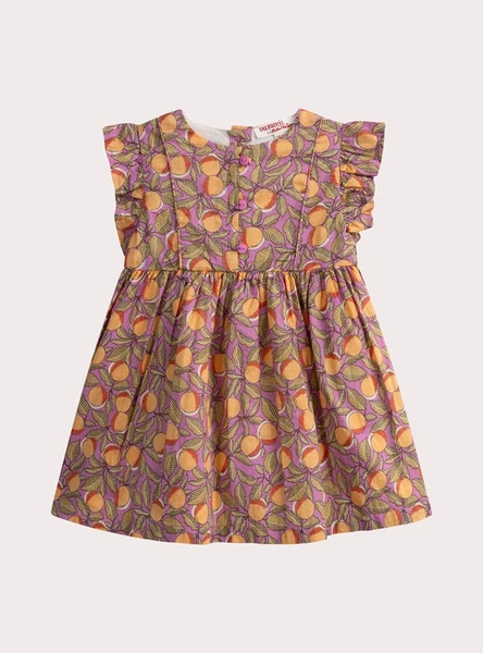 Robe agrumes pour bébé fille