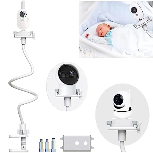 EYSAFT Support de caméra universel pour bébé Support de moniteur/appareil photo/téléphone portable/caméra bébé, flexible, pour la chambre d'enfant, compatible avec la plupart des babyphone