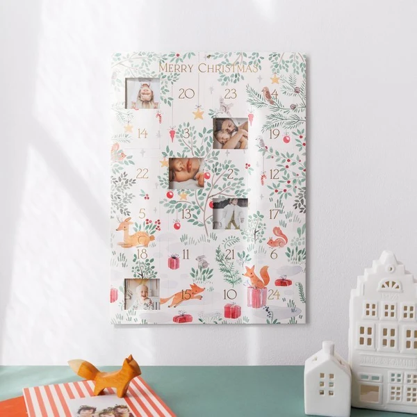 Calendrier de l'Avent Photo - Forêt Hivernale