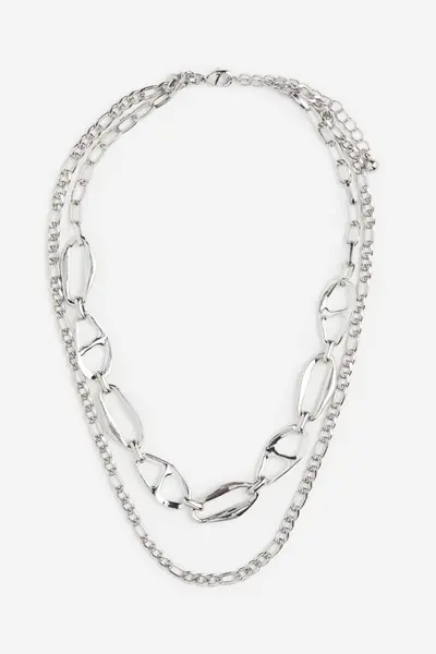 Collier court à deux rangs