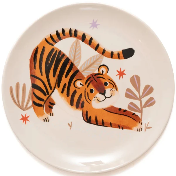 petit monkey melamine kinderbord tijger