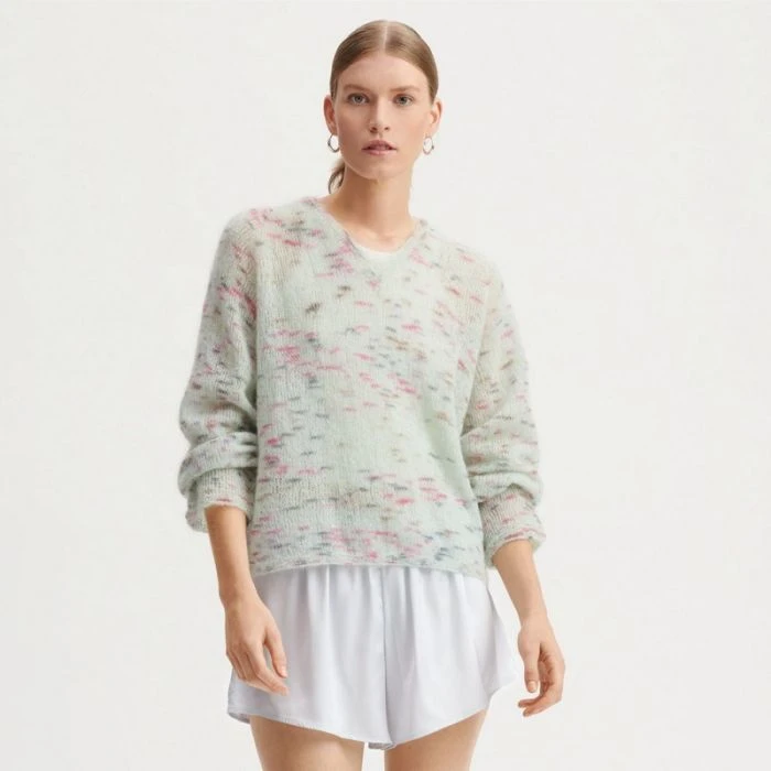 Kit Tricot Pull Confettis Col V - Ajoutez une touche de fantaisie
