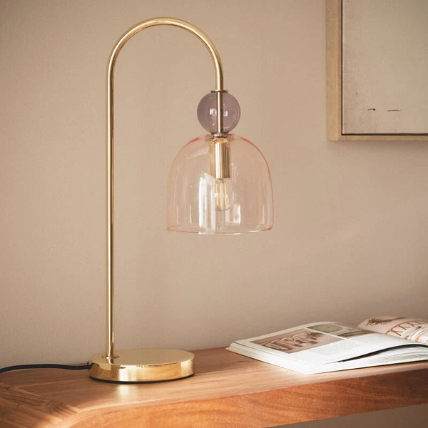 Lampe à Poser Métal et Verre Baudelaire