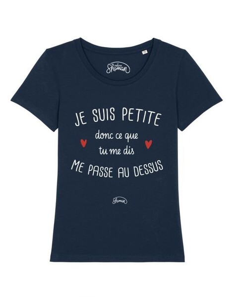 T-shirt bleu foncé taille L