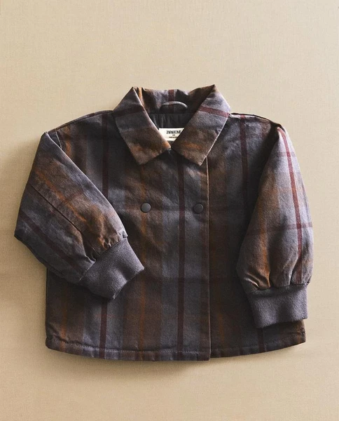 VESTE ENFANT CARREAUX TARTAN | Zara Home France