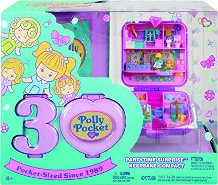 jouet enfant édition 2019 autocollants et 3 surprises cachées mini-figurine accessoires Polly Pocket Coffret Secret La Forêt Enchantée GDK79 