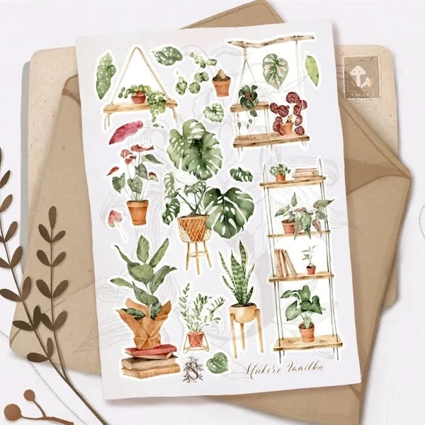 Stickers Décoratifs | Plantes Vertes