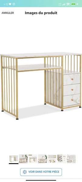 Bureau marbré