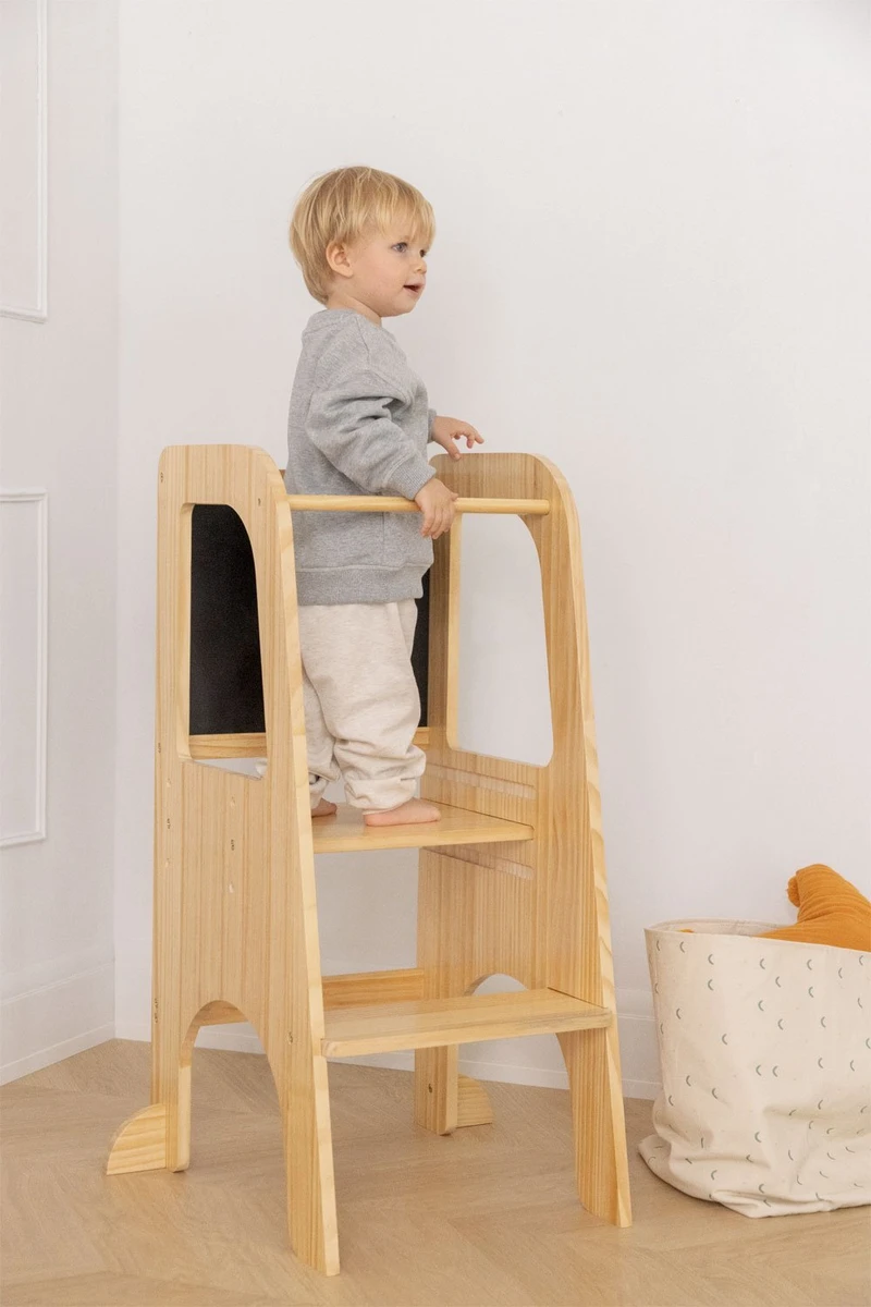 Tour d'apprentissage en bois de pin Sendoa Kids