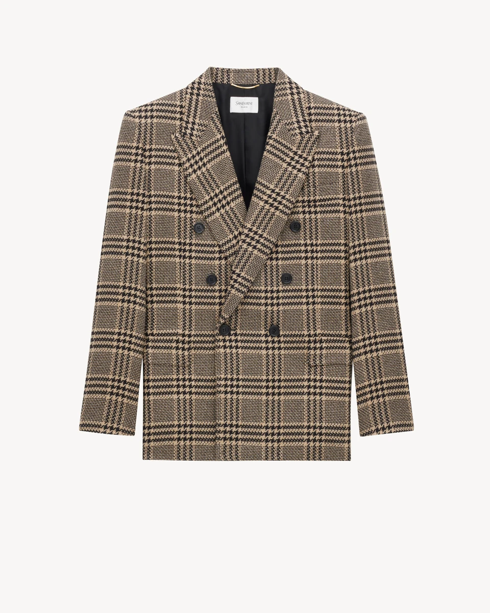 Veste en soie et cachemire Princes de Galles