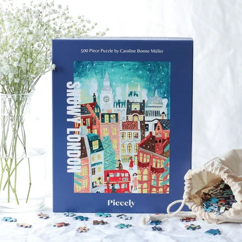 Puzzle Snowy London 500 pièces - Piecely - Trevell