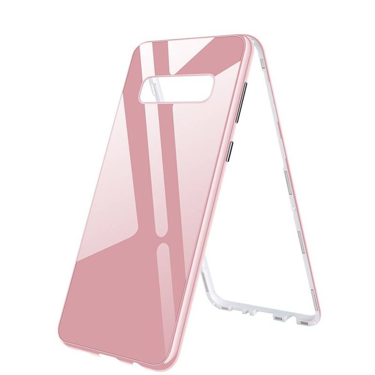 Coque Galaxy S10 E Samsung intégrale 360 avec film anti-casse aimanté-