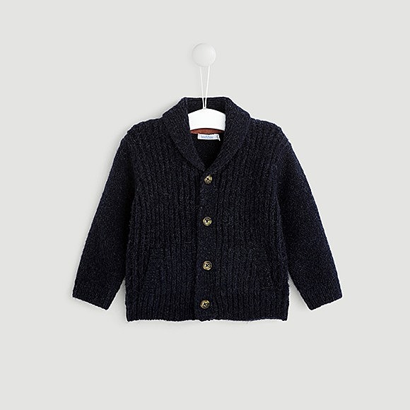 Cardigan bleu foncé 