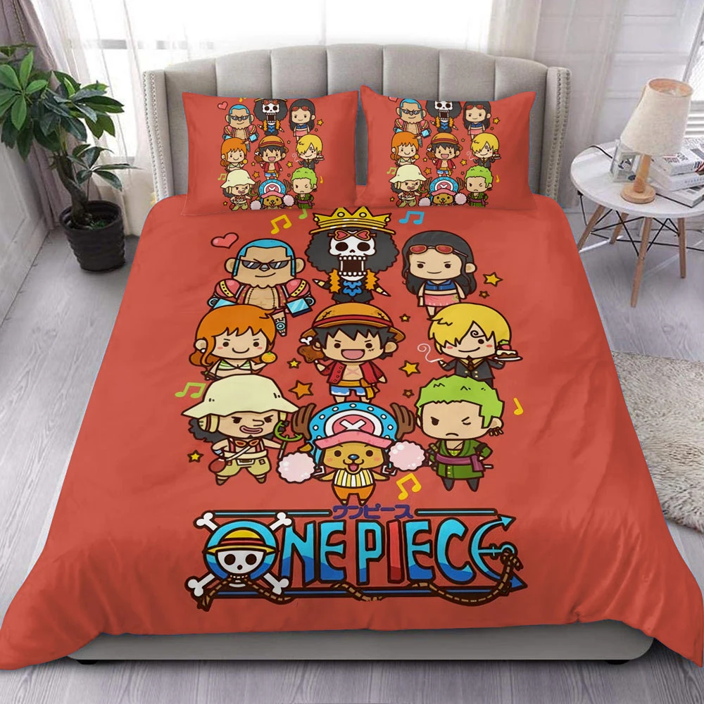 Chibi Straw Hat Pirates Member Bed Set for Sale | One Piece Universe