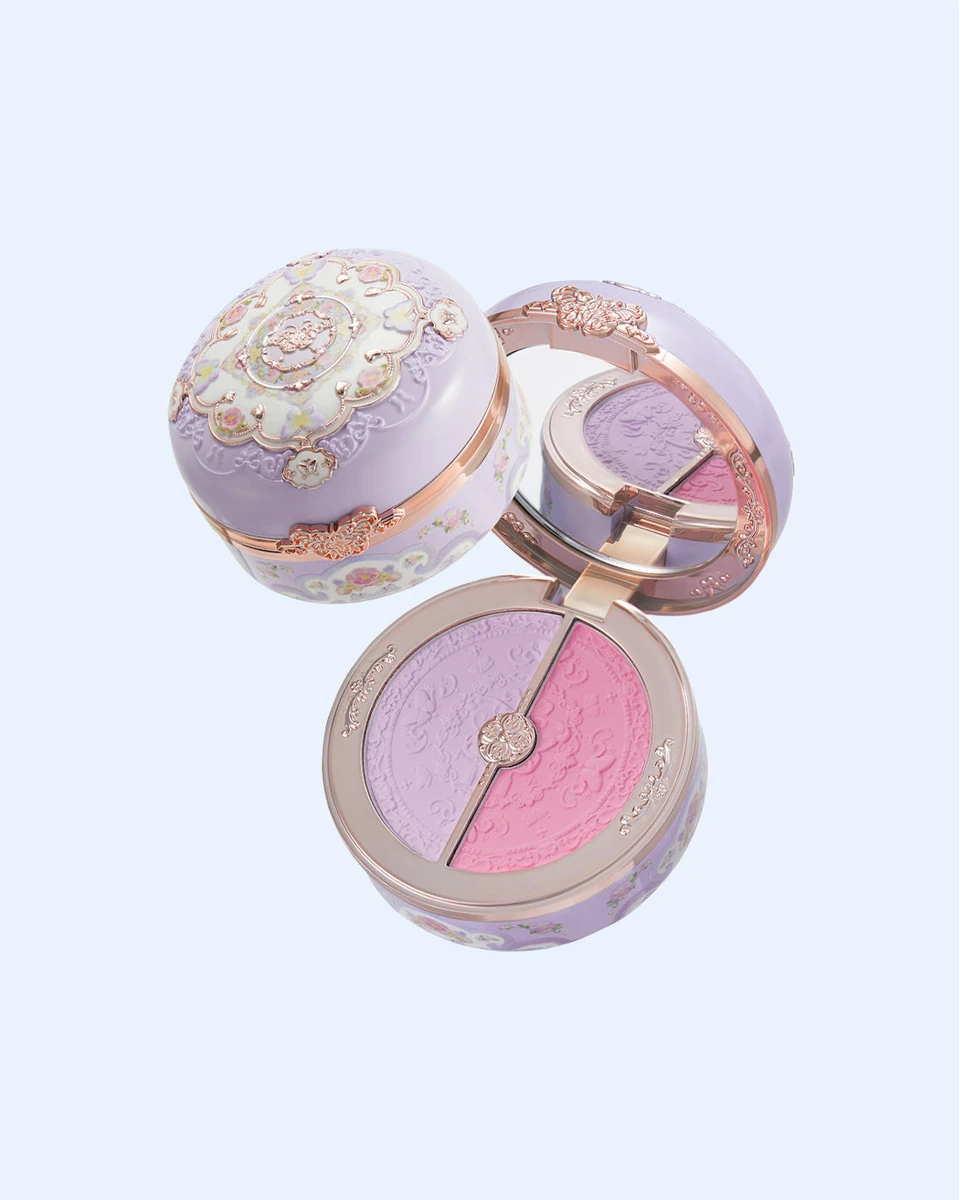 Butterfly Cloud Collar Rouge Box Highlighting & Blush Duo Powder