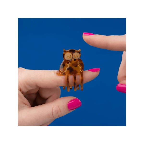 MINI PINCE A CHEVEUX HIBOU