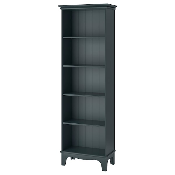 LOMMARP Bibliothèque, bleu-vert foncé, 65x199 cm - IKEA