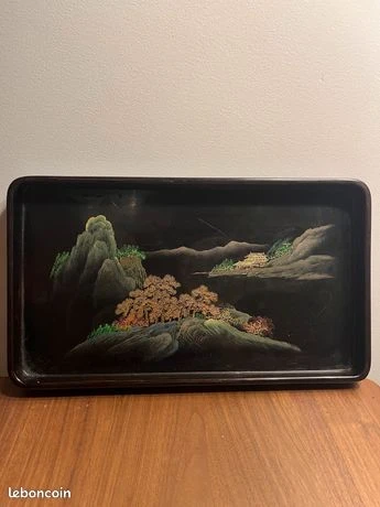 Plateau laqué japonais