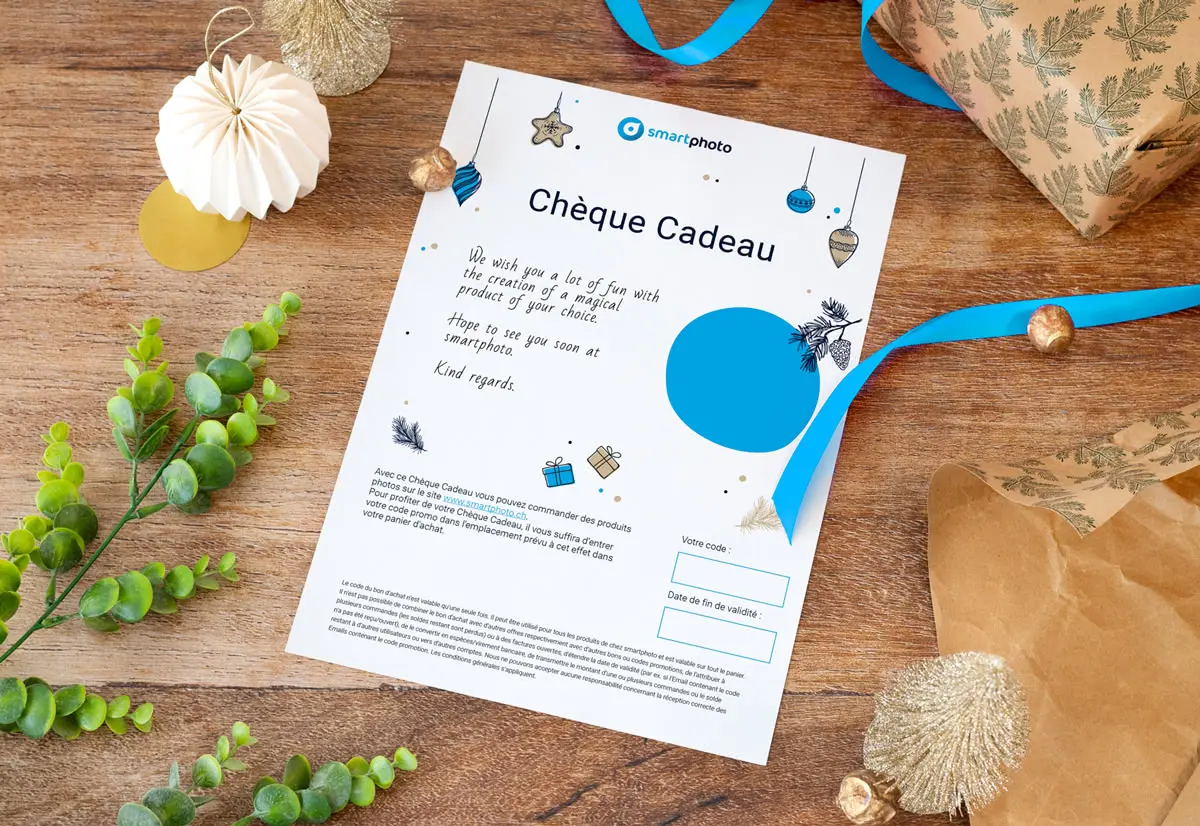 Chèque cadeau smartphoto