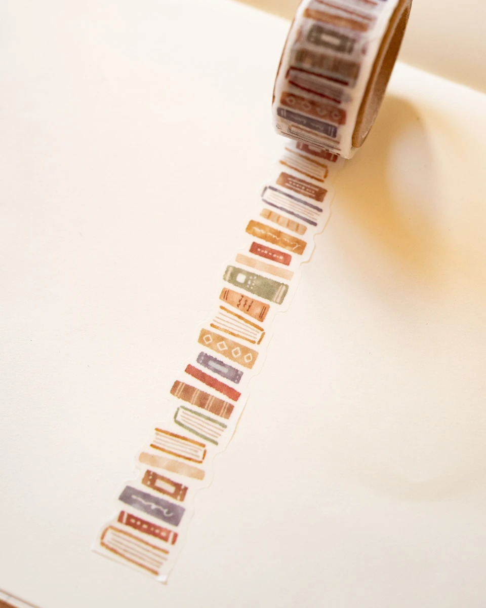 Masking Tape Pile de Livres