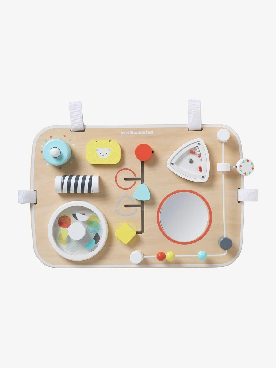 Panneau d'activités en bois FSC® multicolore - Vertbaudet