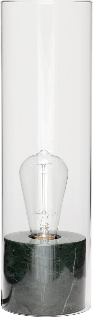 Lampe à poser en marbre verte - Hübsch