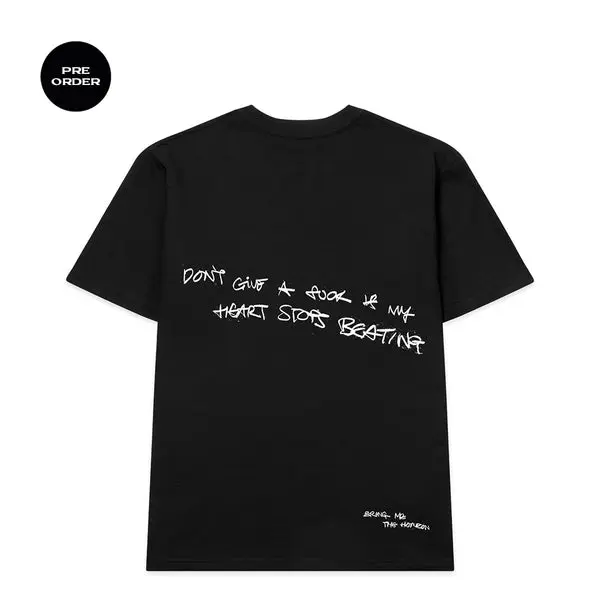 Heart Stops Beating T-Shirt (Black)