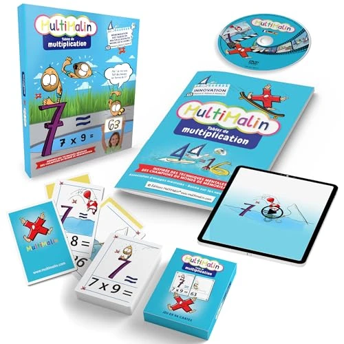J'apprends les tables de multiplication en m'amusant bonus: jeu de l