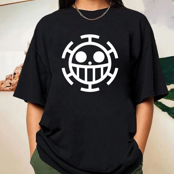 Trafalgar D. Water Law Jolly Roger Graphic T-shirt - One Piece Universe - The Best Store for One Piece Merchandise