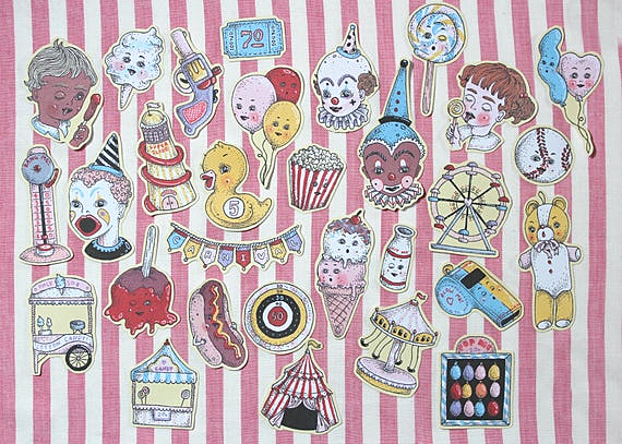 carnival sticker set (30 pack)