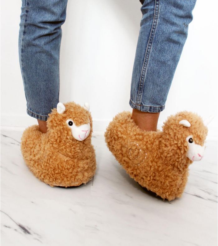 Chaussons lama mignon Votre wishlist sur Listy